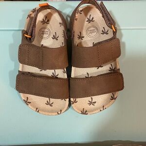 Wonder Nation Brown Baby Sandals